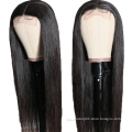 Super Double Drawn Bone Straight  Raw Virgin Human Hair Wigs Real Bone Straight Lace Front